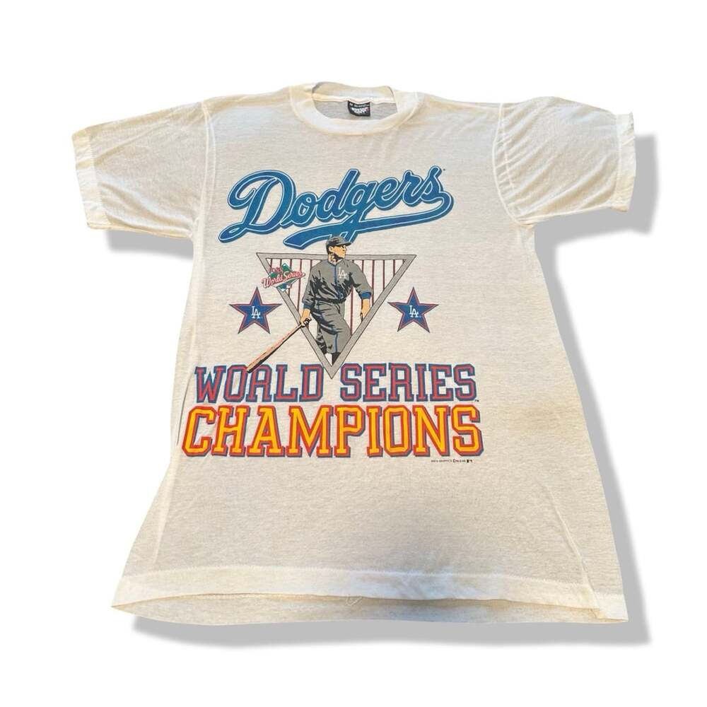 🔥 Vintage 1988 LA Dodgers World Series Champions Tee 🔥